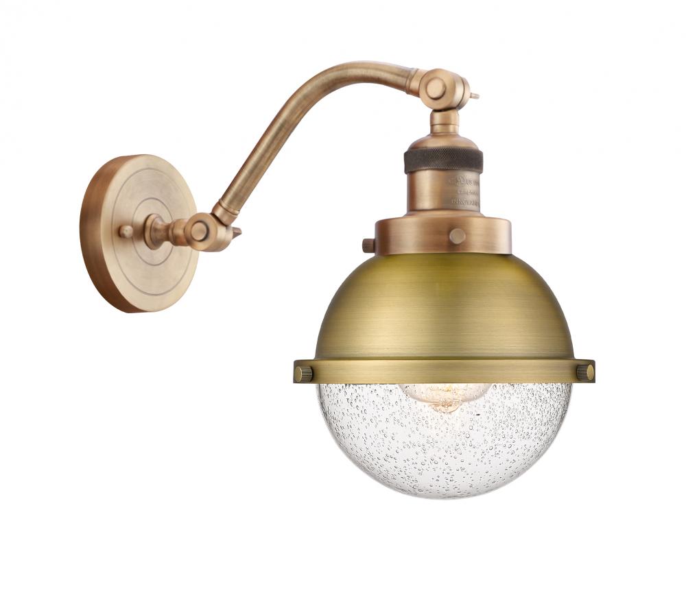 Hampden - 1 Light - 7 inch - Brushed Brass - Sconce