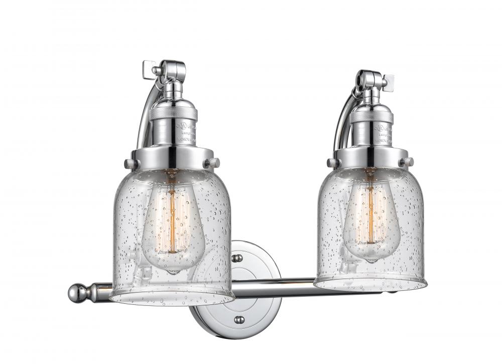 Bell - 2 Light - 18 inch - Polished Chrome - Bath Vanity Light