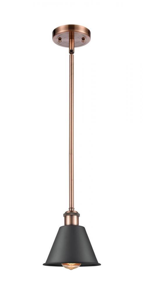 Smithfield - 1 Light - 7 inch - Antique Copper - Mini Pendant