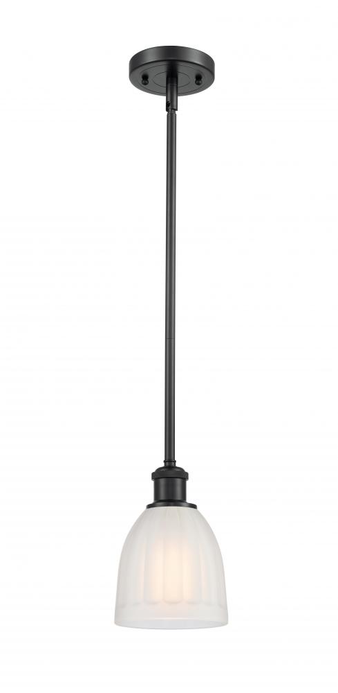 Brookfield - 1 Light - 6 inch - Matte Black - Mini Pendant