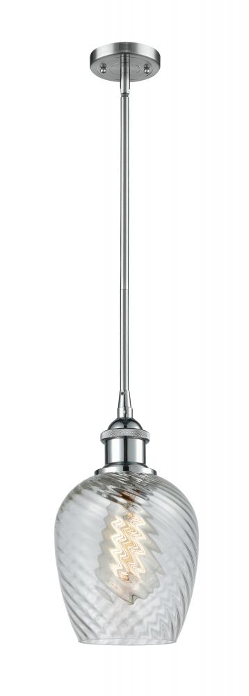 Salina - 1 Light - 6 inch - Polished Chrome - Mini Pendant