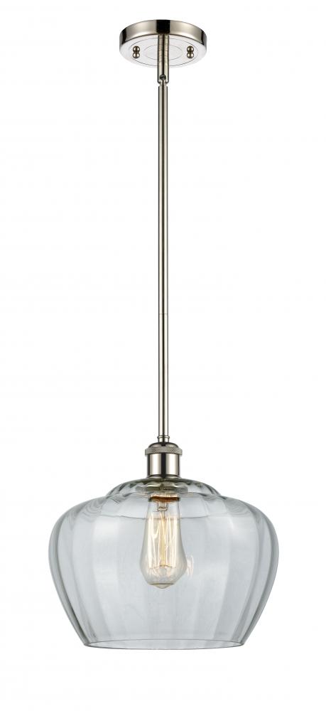 Fenton - 1 Light - 11 inch - Polished Nickel - Mini Pendant