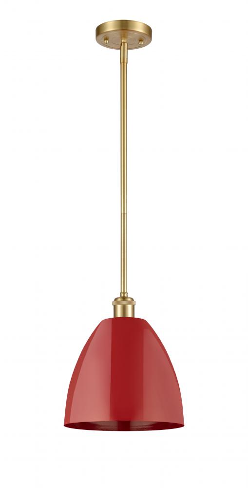 Plymouth - 1 Light - 9 inch - Satin Gold - Pendant