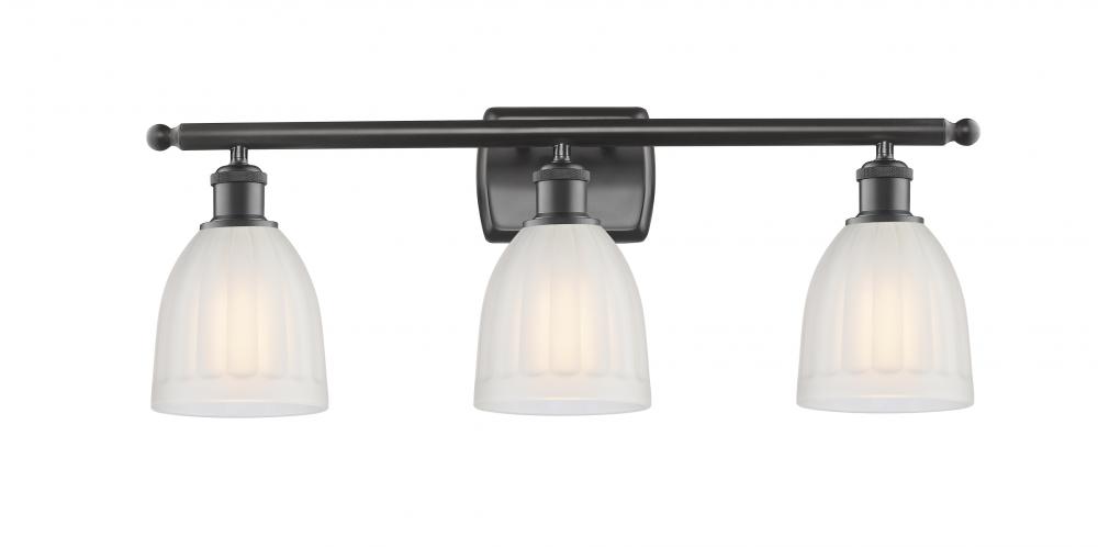 Brookfield - 3 Light - 26 inch - Oil Rubbed Bronze - Bath Vanity Light