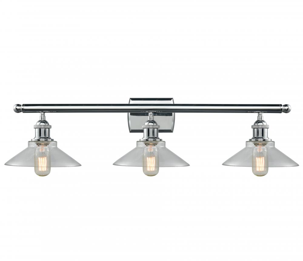 Orwell - 3 Light - 28 inch - Polished Chrome - Bath Vanity Light