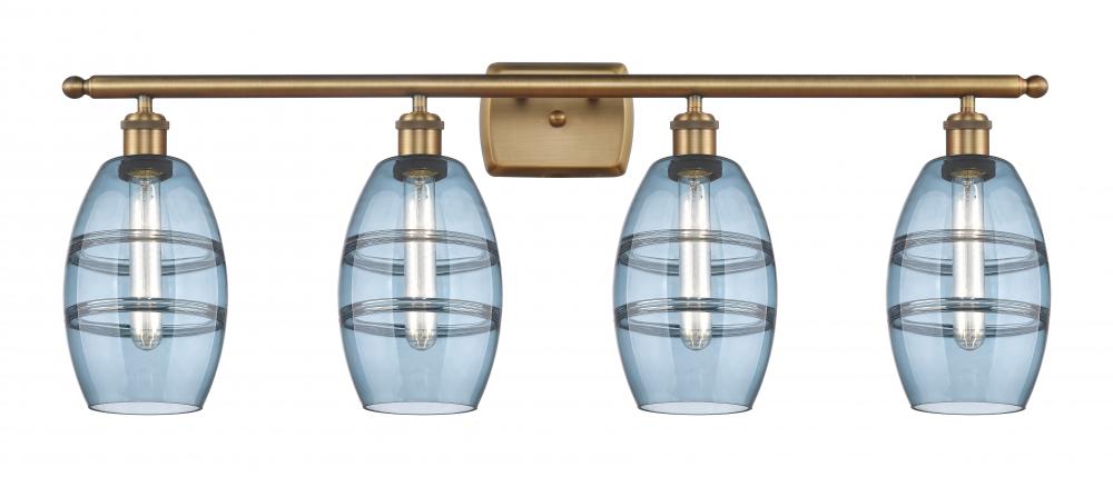 Vaz - 4 Light - 36 inch - Brushed Brass - Bath Vanity Light