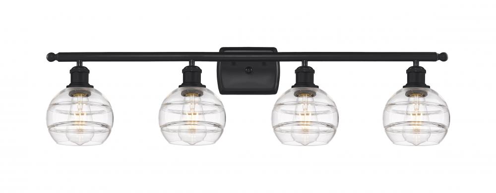 Rochester - 4 Light - 36 inch - Matte Black - Bath Vanity Light