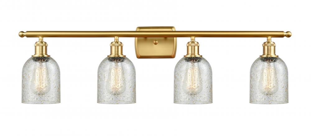 Caledonia - 4 Light - 35 inch - Satin Gold - Bath Vanity Light