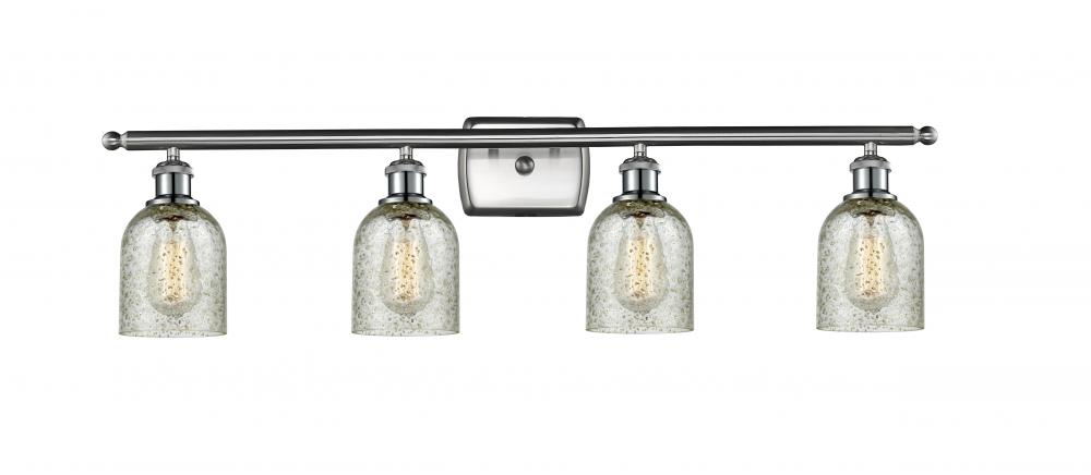 Caledonia - 4 Light - 35 inch - Brushed Satin Nickel - Bath Vanity Light