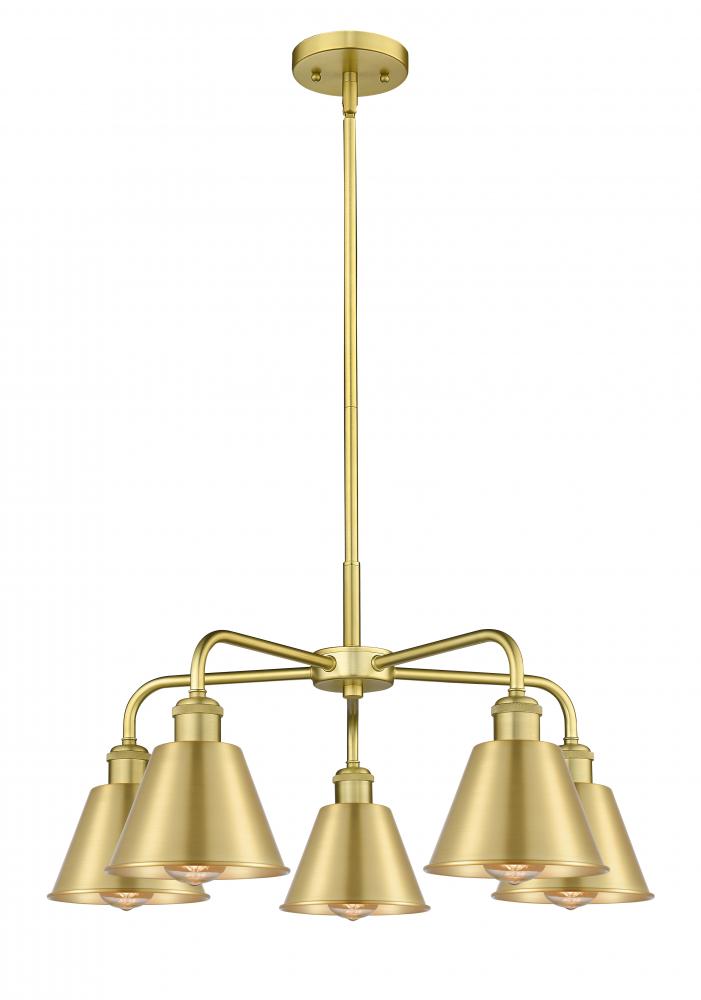 Ballston - 5 Light - 25 inch - Satin Gold - Chandelier