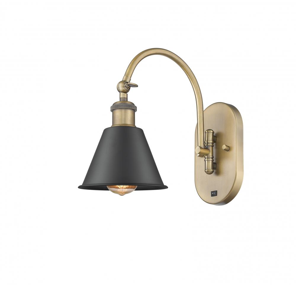 Smithfield - 1 Light - 7 inch - Brushed Brass - Sconce