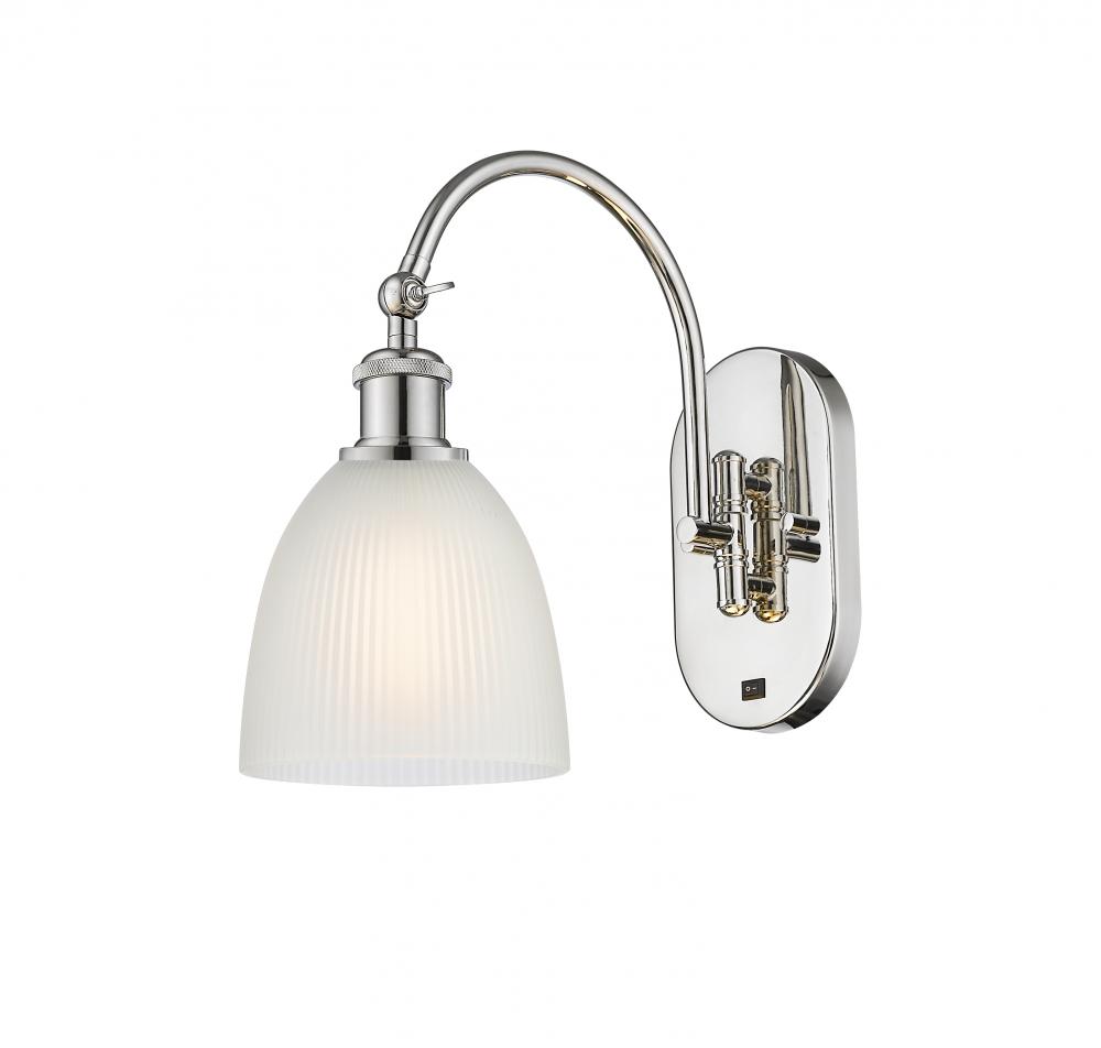 Castile - 1 Light - 6 inch - Polished Nickel - Sconce