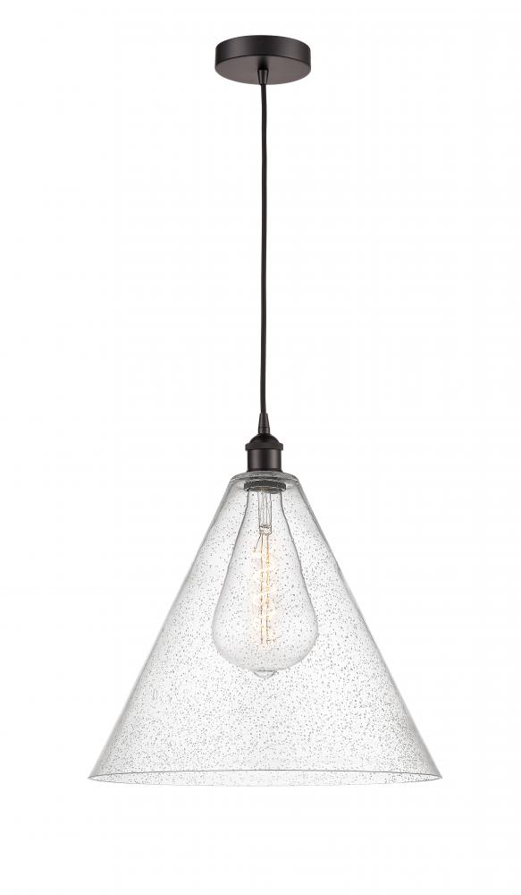 Berkshire - 1 Light - 16 inch - Oil Rubbed Bronze - Cord hung - Pendant