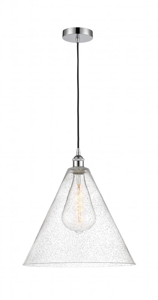 Berkshire - 1 Light - 16 inch - Polished Chrome - Cord hung - Pendant