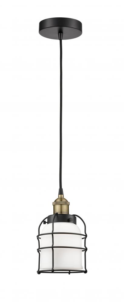 Bell Cage - 1 Light - 6 inch - Oil Rubbed Bronze - Mini Pendant