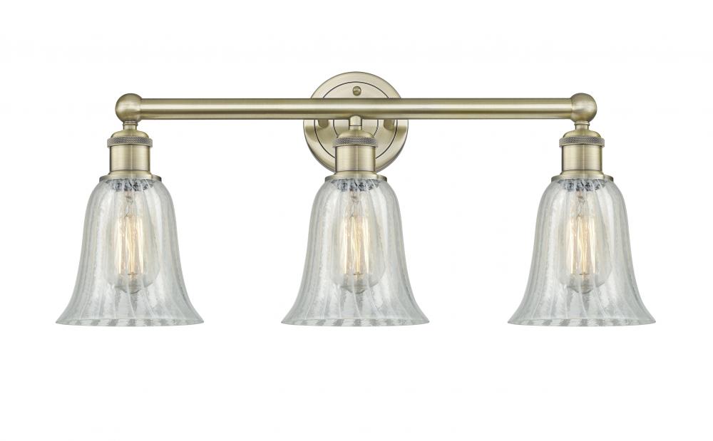 Hanover - 3 Light - 24 inch - Antique Brass - Bath Vanity Light