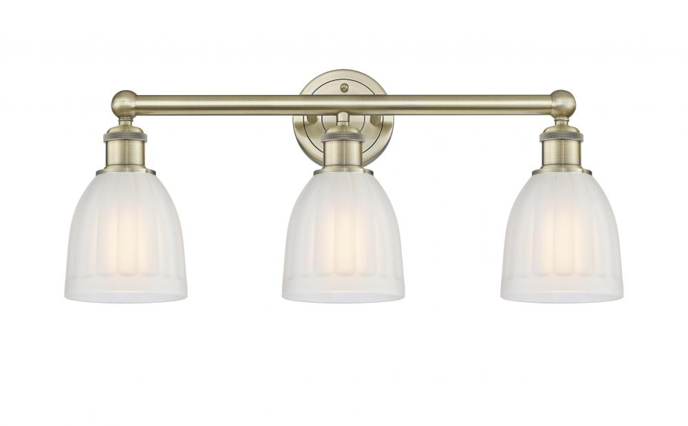 Brookfield - 3 Light - 24 inch - Antique Brass - Bath Vanity Light