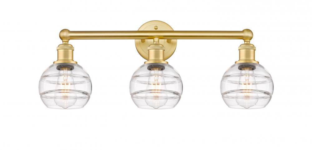 Rochester - 3 Light - 24 inch - Satin Gold - Bath Vanity Light