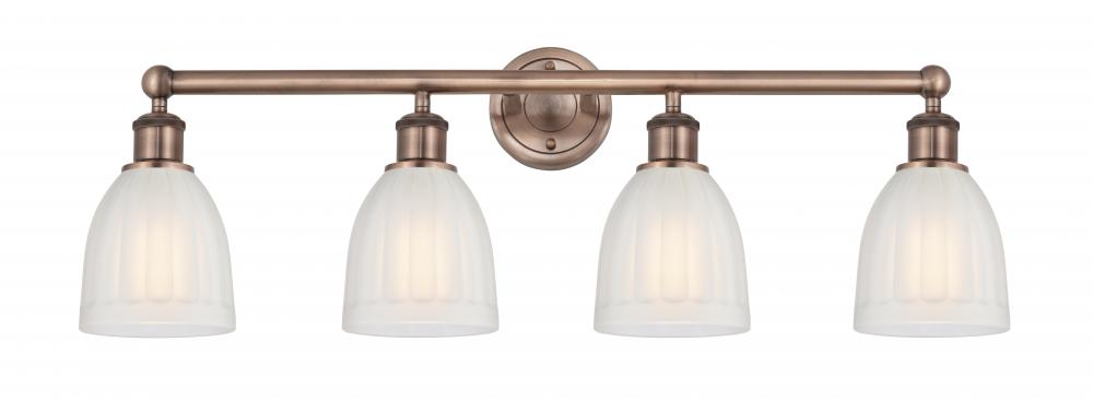 Brookfield - 4 Light - 33 inch - Antique Copper - Bath Vanity Light