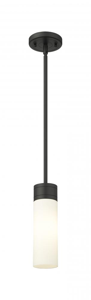 Boreas - 1 Light - 3 inch - Matte Black - Stem Hung - Mini Pendant