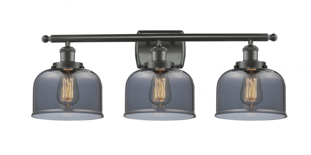 Bell - 3 Light - 28 inch - Oil Rubbed Bronze - Bath Vanity Light