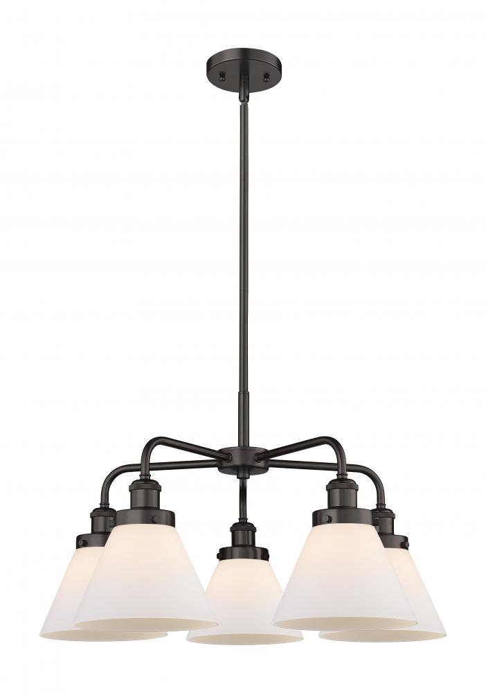 Cone - 5 Light - 26 inch - Oil Rubbed Bronze - Chandelier