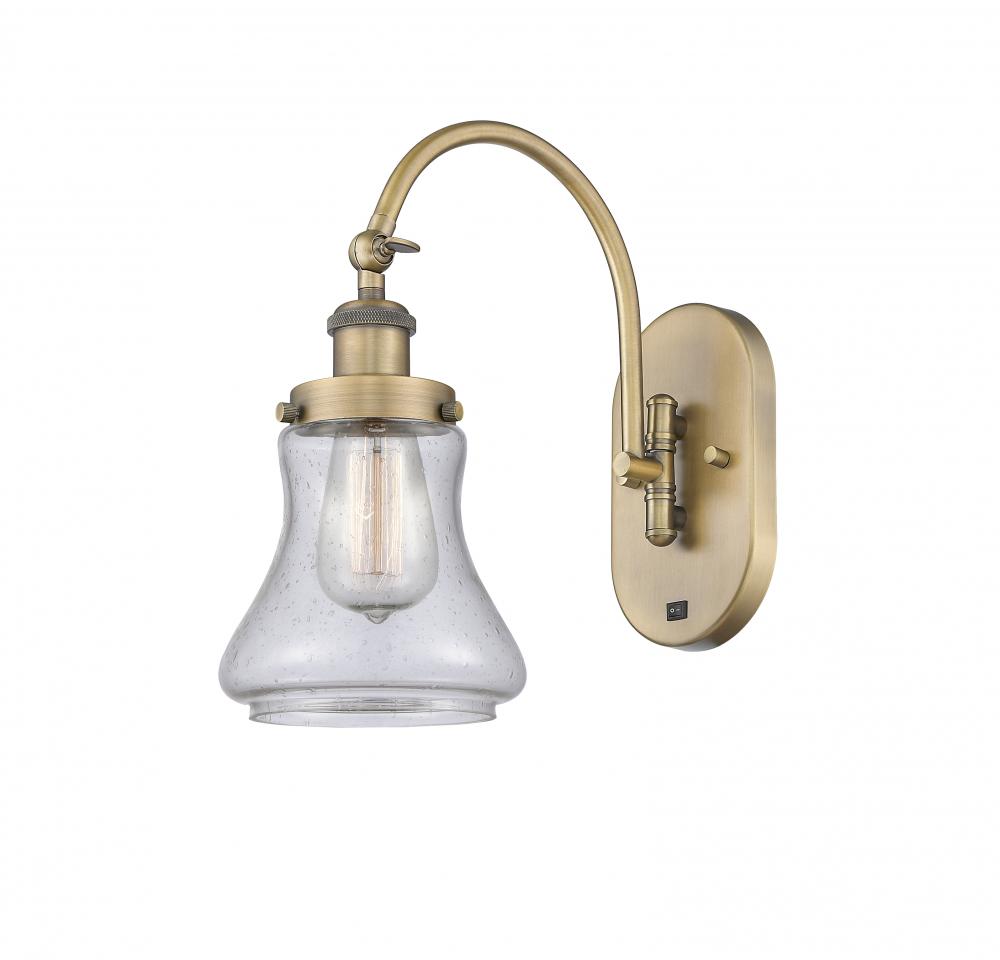 Bellmont - 1 Light - 7 inch - Brushed Brass - Sconce