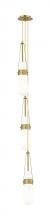 Innovations Lighting 103-452-1P-BB-G452-4GWH - Milan - 3 Light - 6 inch - Brushed Brass - Multi Pendant