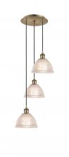 Innovations Lighting 113B-3P-AB-G422 - Arietta - 3 Light - 15 inch - Antique Brass - Cord Hung - Multi Pendant