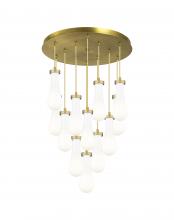 Innovations Lighting 126-451-1P-BB-G451-4GWH - Owego - 12 Light - 24 inch - Brushed Brushed Brass - Multi Pendant