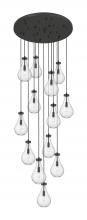 Innovations Lighting 132BK-451-1P-BK-G451-7CL - Owego - 13 Light - 32 inch - Matte Black - Multi Pendant