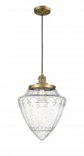 Innovations Lighting 201C-BB-G664-12 - Bullet - 1 Light - 12 inch - Brushed Brass - Cord hung - Mini Pendant