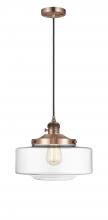 Innovations Lighting 201CSW-AC-G692-12 - Bridgeton - 1 Light - 16 inch - Antique Copper - Cord hung - Mini Pendant