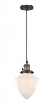 Innovations Lighting 201CSW-BAB-G661-7 - Bullet - 1 Light - 7 inch - Black Antique Brass - Cord hung - Mini Pendant