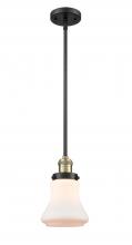 Innovations Lighting 201S-BAB-G191-LED - Bellmont - 1 Light - 7 inch - Black Antique Brass - Stem Hung - Mini Pendant