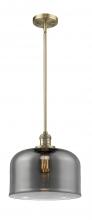 Innovations Lighting 201S-BB-G73-L - Bell - 1 Light - 12 inch - Brushed Brass - Stem Hung - Mini Pendant