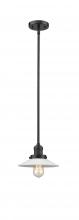 Innovations Lighting 201S-OB-G1 - Halophane - 1 Light - 9 inch - Oil Rubbed Bronze - Stem Hung - Mini Pendant