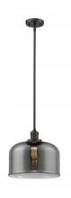 Innovations Lighting 201S-OB-G73-L - Bell - 1 Light - 12 inch - Oil Rubbed Bronze - Stem Hung - Mini Pendant