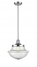 Innovations Lighting 201S-PC-G544 - Oxford - 1 Light - 12 inch - Polished Chrome - Stem Hung - Mini Pendant