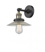 Innovations Lighting 203-BAB-G2 - Halophane - 1 Light - 9 inch - Black Antique Brass - Sconce