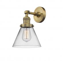 Innovations Lighting 203-BB-G42 - Cone - 1 Light - 8 inch - Brushed Brass - Adjustable Sconce