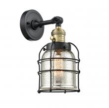 Innovations Lighting 203SW-BAB-G58-CE - Bell Cage - 1 Light - 6 inch - Black Antique Brass - Sconce