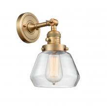 Innovations Lighting 203SW-BB-G172-LED - Fulton - 1 Light - 7 inch - Brushed Brass - Sconce