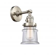 Innovations Lighting 203SW-SN-G182S-LED - Canton - 1 Light - 5 inch - Brushed Satin Nickel - Adjustable Sconce