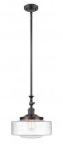 Innovations Lighting 206-OB-G694-12 - Bridgeton - 1 Light - 12 inch - Oil Rubbed Bronze - Stem Hung - Mini Pendant