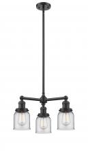 Innovations Lighting 207-OB-G52-LED - Bell - 3 Light - 19 inch - Oil Rubbed Bronze - Stem Hung - Chandelier