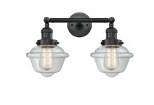 Innovations Lighting 208-BK-G532 - Oxford - 2 Light - 17 inch - Matte Black - Bath Vanity Light