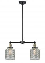 Innovations Lighting 209-BAB-G262 - Stanton - 2 Light - 23 inch - Black Antique Brass - Stem Hung - Adjustable Island Light