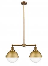 Innovations Lighting 209-BB-HFS-84-BB - Hampden - 2 Light - 18 inch - Brushed Brass - Stem Hung - Island Light