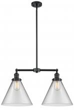 Innovations Lighting 209-OB-G42-L - Cone - 2 Light - 21 inch - Oil Rubbed Bronze - Stem Hung - Island Light